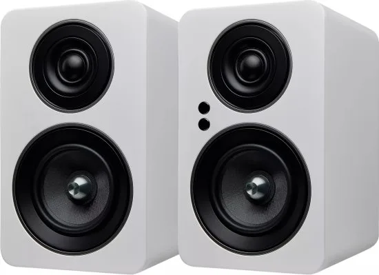 זוג רמקולים מדפיים אקטיביים דגם C705PA MKII מבית Jamo - צבע לבן