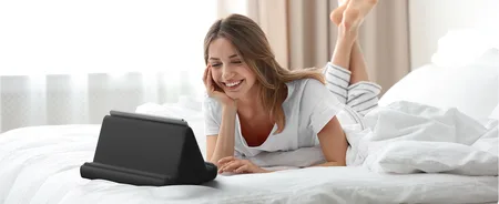 מעמד כרית לטאבלט למיטה, 4 זוויות צפייה דגם: PL02